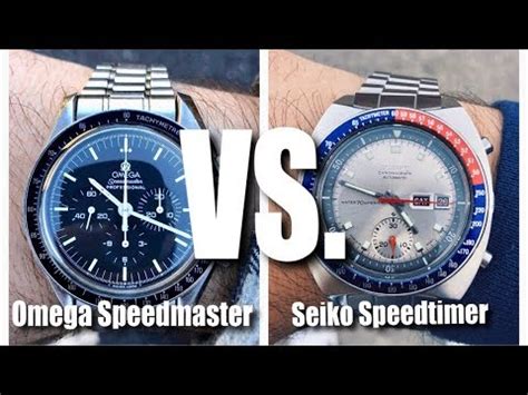 seiko speedtimer vs omega speedmaster|seiko solar chronograph.